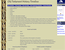 Tablet Screenshot of oldtestamenthistorytimeline.com